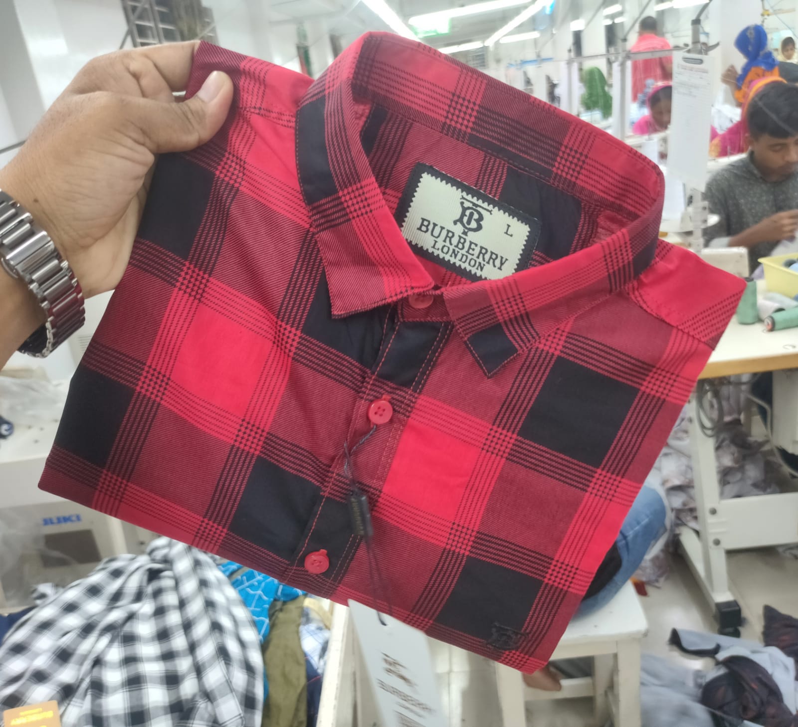 Premium Quality Garments Cotton full Sleeve Check Shirt