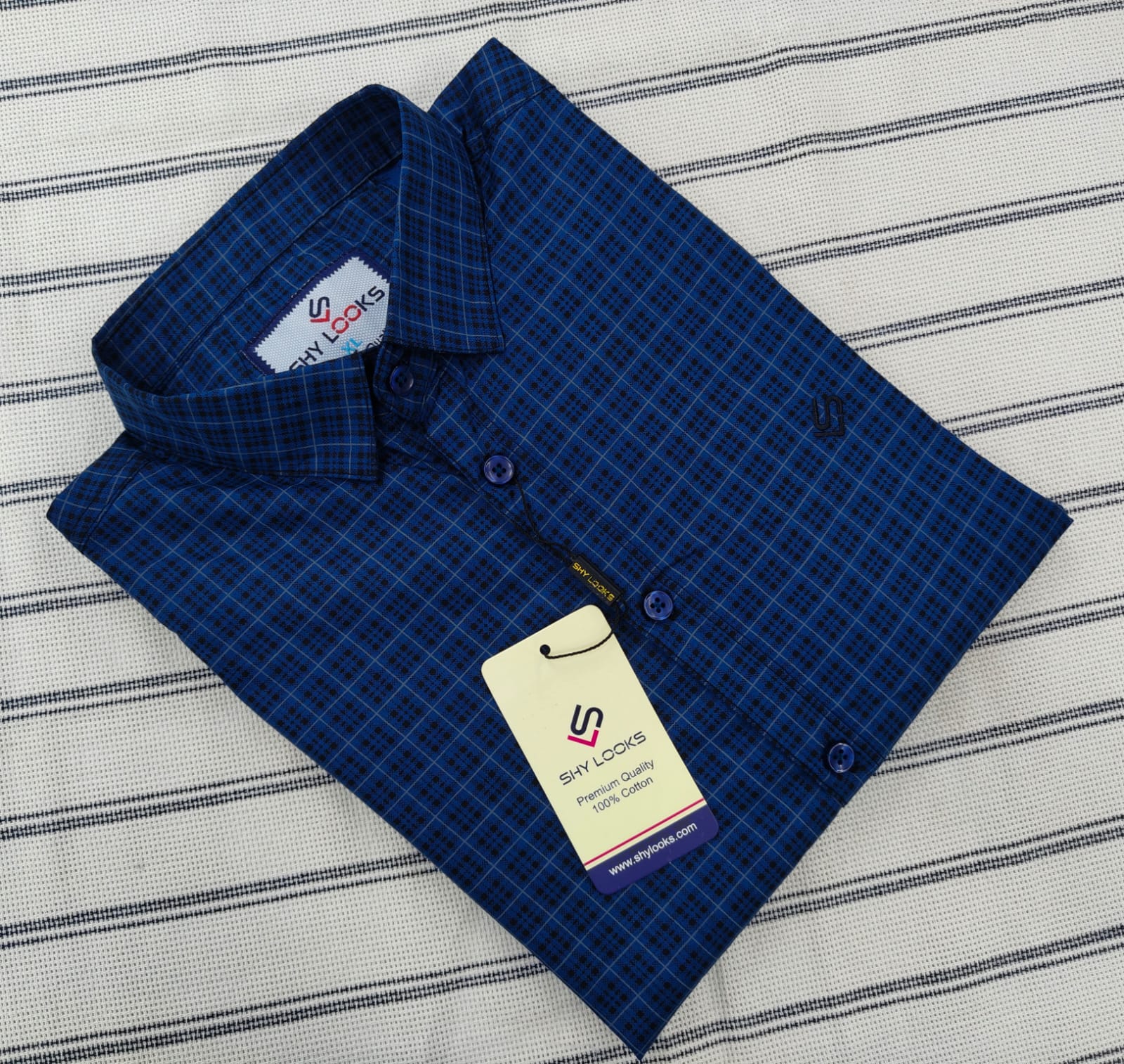 Cotton full Sleeve Check Shirt for Men's