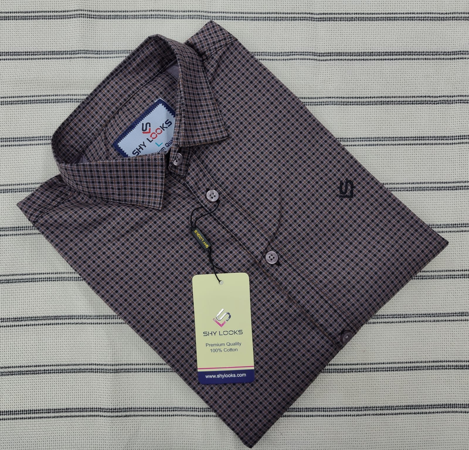 Cotton full Sleeve Check Shirt for Men's