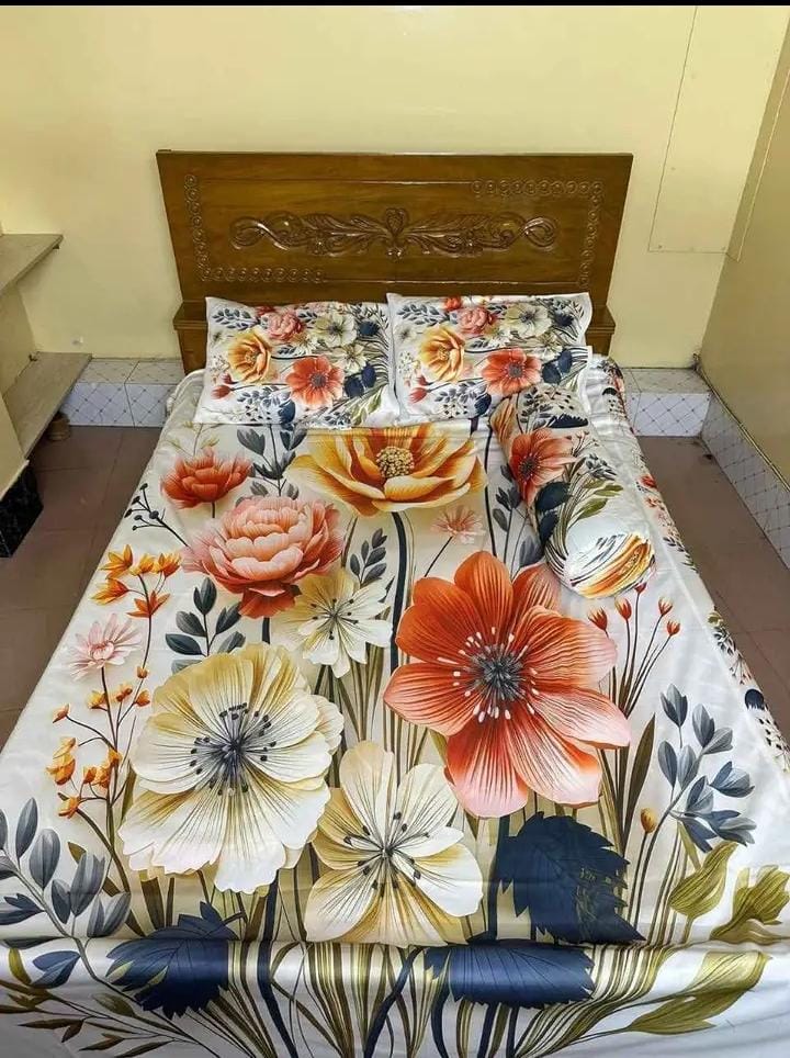 China Premium 3D Design Bed Sheet