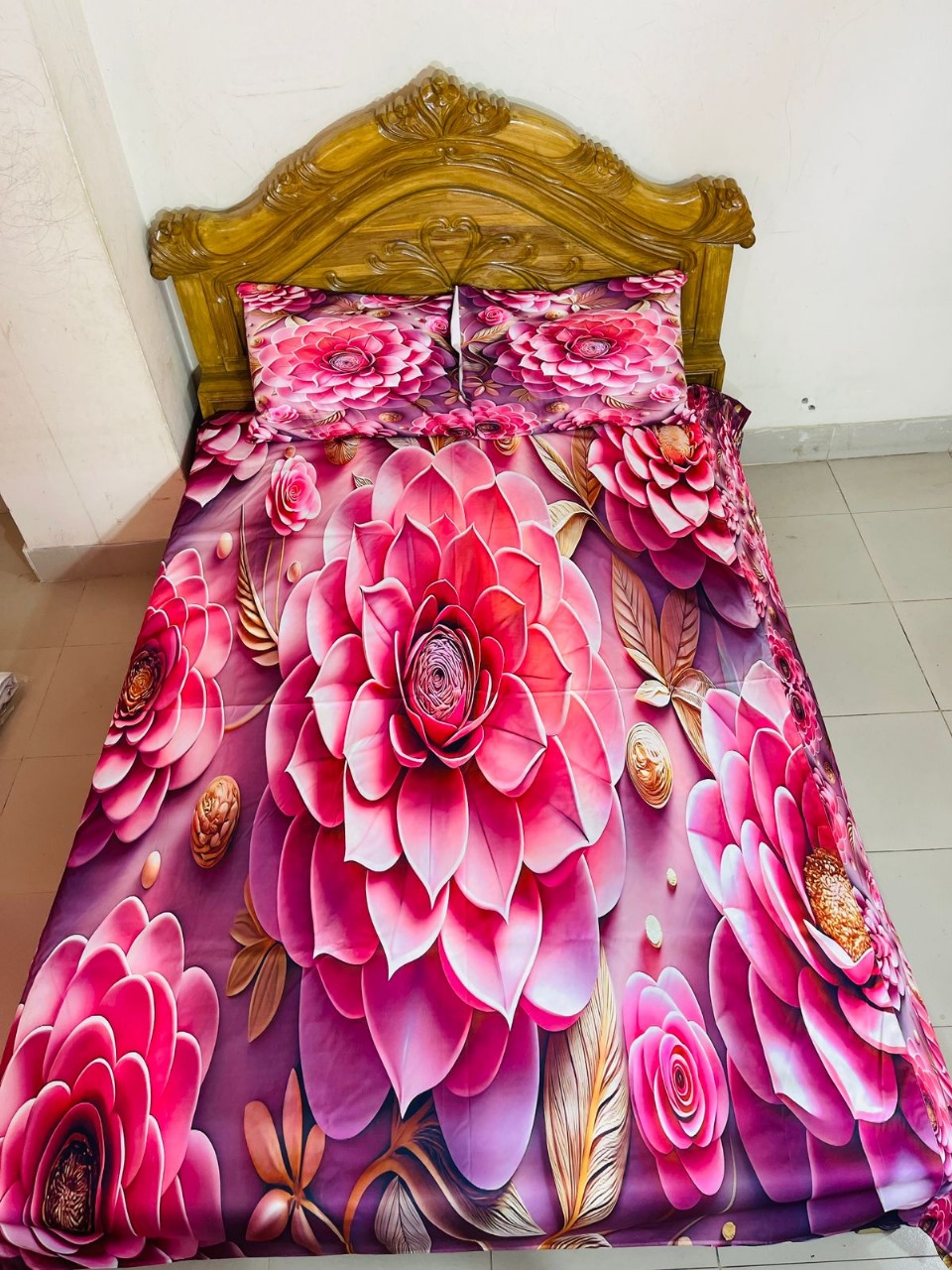 China Premium 3D Design Bed Sheet