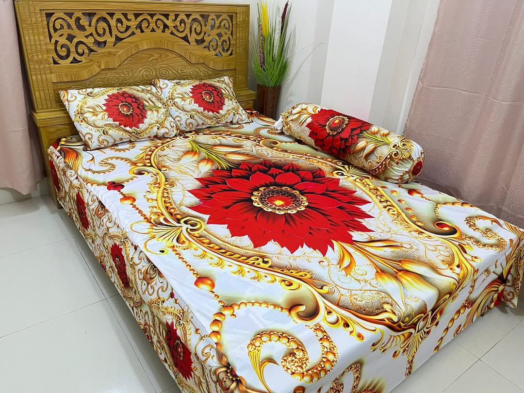 China Premium 3D Design Bed Sheet