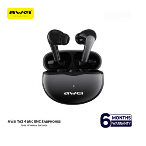 Awei T62 4 Mic ENC Earphones Bluetooth 5.3 Earbuds