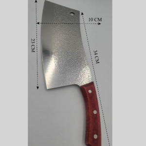 Kitchen Knife – Damascus Steel with Wooden Handle