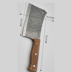 Kitchen Knife – Damascus Steel with Wooden Handle