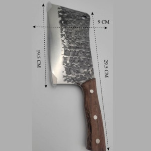 Kitchen Knife – Damascus Steel with Wooden Handle