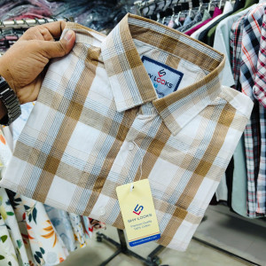 Premium Garments Cotton Half Sleeve Shirt