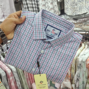 Premium Garments Cotton Half Sleeve Shirt