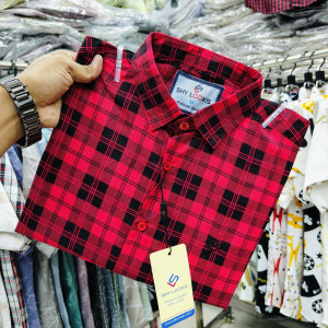 Pure Cotton full Sleeve Check Shirt for Men's