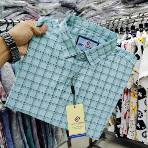 Pure Cotton full Sleeve Check Shirt for Men's
