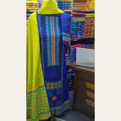 New Exclushive Collection High Qualitiey Cotton Printed Three Piece