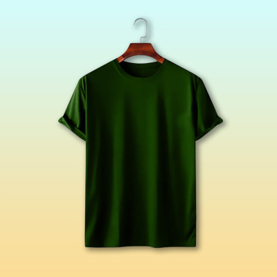Men's Premium Solid T-Shirt- Navy