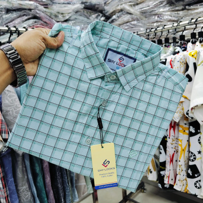 Pure Cotton full Sleeve Check Shirt for Men's