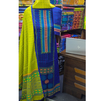 New Exclushive Collection High Qualitiey Cotton Printed Three Piece