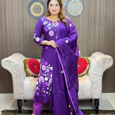 Pride soft cotton full applique Three-piece."