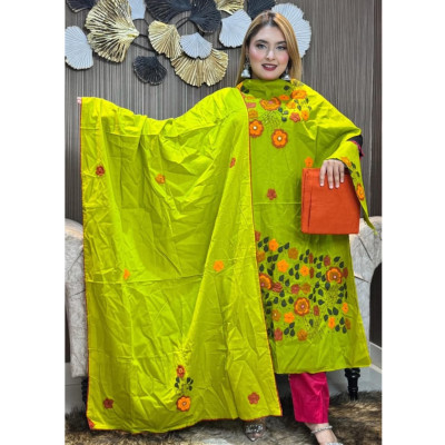 Pride soft cotton full applique Three-piece."