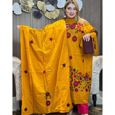 Pride soft cotton full applique Three-piece.
