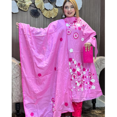 Pride soft cotton full applique Three-piece."
