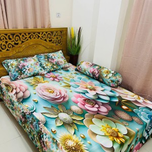 Water Proof  China Premium 3D Design Bed Sheet