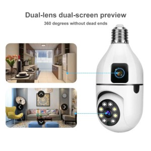 V380 SQ002 3MP Bulb Camera Wi-Fi IP Camera