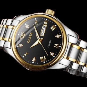 Olevs 5563 CHAIN WATCH –( Black Dial) For Men