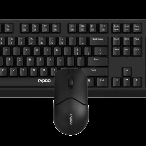 Rapoo X1500 Wireless Keyboard & Mouse Combo – Black