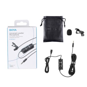 BOYA BY-M1 Pro II Universal Lavalier Microphone- No Need Batteries