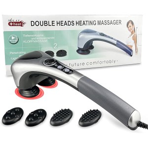 Double Heads Heating Massager