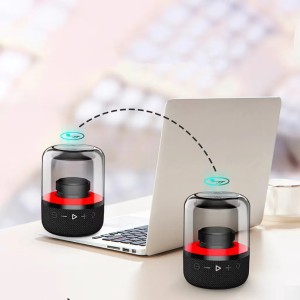 New Z5 mini Bluetooth 5.1 speakers Outdoor waterproof noise reduction subwoofer LED dazzling light wireless Bluetooth