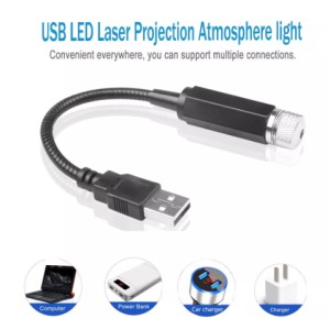 USB Roof Star Night Lights Projector Light