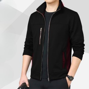 Mens Premium China Jacket (Black)