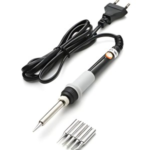 New V908 60W Adjustable Temperature Electric Soldering Rework Repair Tool with 5pcs Solder Tips