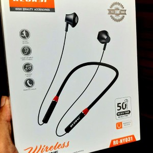 RECRSI RE-NY031 Bluetooth Wireless,waterproof Neckband with 50 Hours Charging Backup