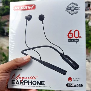 Recrsi RE-NY034 TF Card Expand Wireless Bluetooth Neckband