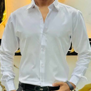 Premium China Micro Stig Shirt (Formal / Casual) (White)