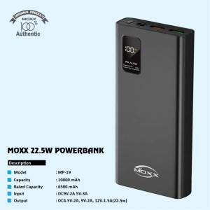 10000 mAh 22.5W Power Bank MP-19 from moxx