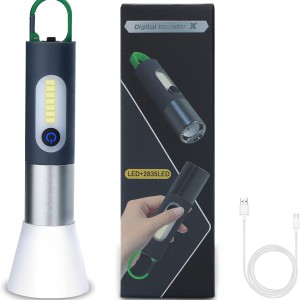 ALLYES LED Rechargeable Flashlight (Zoomable, 4 Modes, Tactical, IP65 Waterproof, Type‑C)