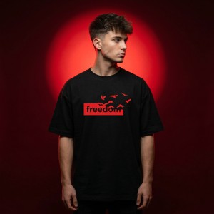 Men's Stylish Premium Drop Shoulder - Black