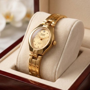 Gold super Ladies Watch Water Resistant (3 year Colour Guarantee)