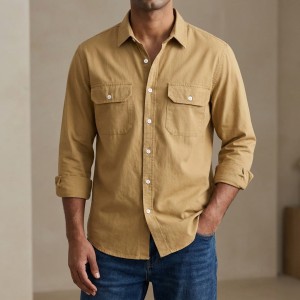 Full sleeves double pocket Shirt