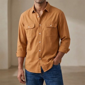 Full sleeves double pocket Shirt
