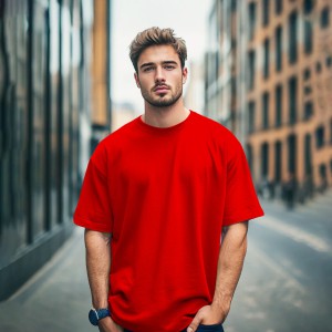 Solid dropshoulder  T-shirt