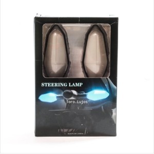 Motorcycle LED Handlebar Turn Signal Light (Steering Lamp) – 2PCS
