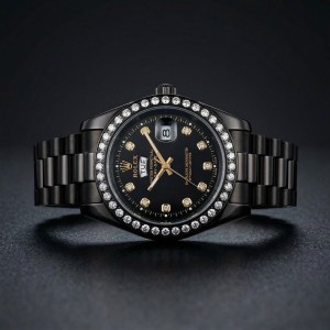 Rolex Quartz Movement Stainless Steel Analog Watch for Men