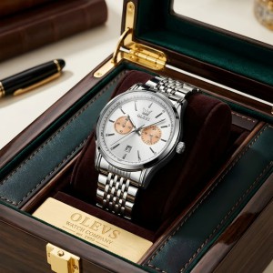 OLEVS 2878 luxury business chronograph watch