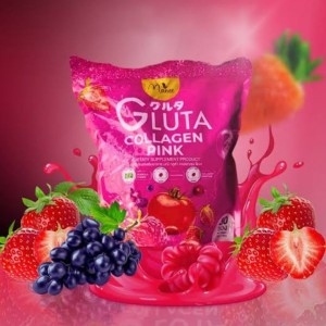 Manee Gluta Collagen Pink Juice – 1 Pack (30 Sachets)