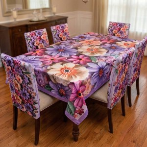 China Premium 3D Print Table Cloth Set
