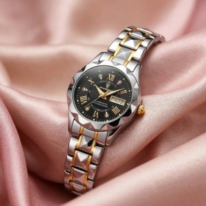 Poedagar Luxury Ladies Watch (Water Resistant)