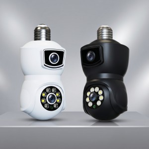 V380 E9 Dual Lens Bulb PTZ IP Camera.