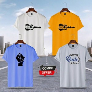 4pis Mesh Jersy Fabric T Shirt